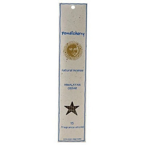 Himalayan Cedar Incense Sticks 15 Count by Pondicherry Natural Incense
