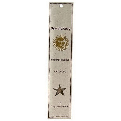 Patchouli Incense Sticks 15 Count by Pondicherry Natural Incense