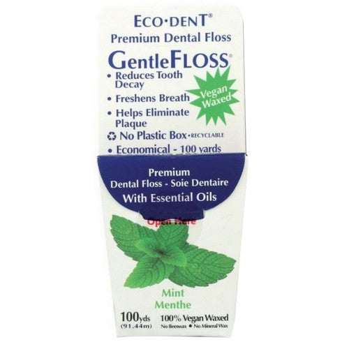 Premium Mint GentleFloss 100 Count by Eco-Dent