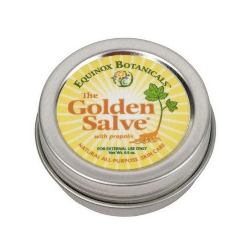 The Golden Healing Salve With Propolis 0.5 Oz by Equinox Botanicals