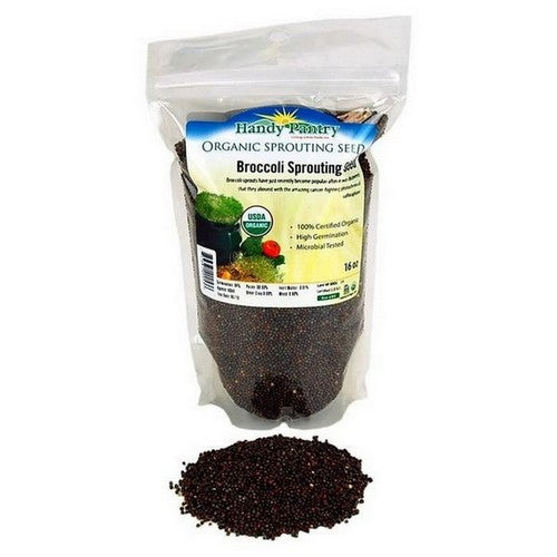 Broccoli Organic Sprouting Seeds 16 Oz by Handy Pantry