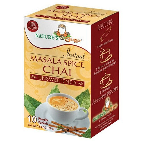 Masala Chai Unsweetened 10 Count by Nature’s Guru