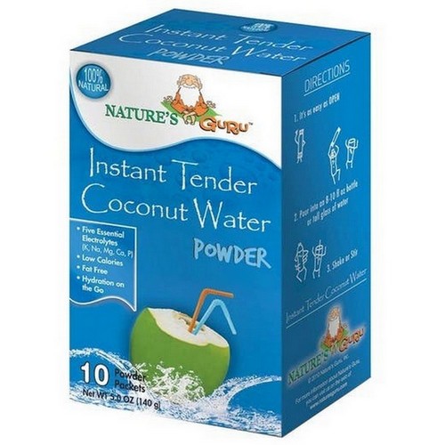 Instant Coconut Water 10 Count by Nature’s Guru