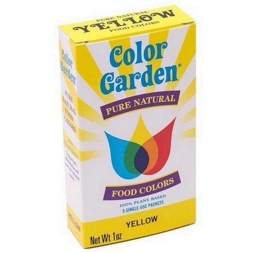 Yellow Natural Food Coloring 5 Packets by Color Garden