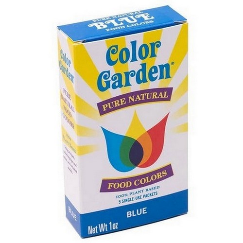 Blue Natural Food Coloring 5 Packets by Color Garden