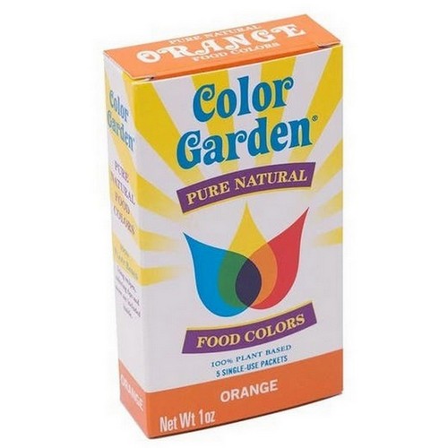 Orange Natural Food Coloring 5 Packets by Color Garden