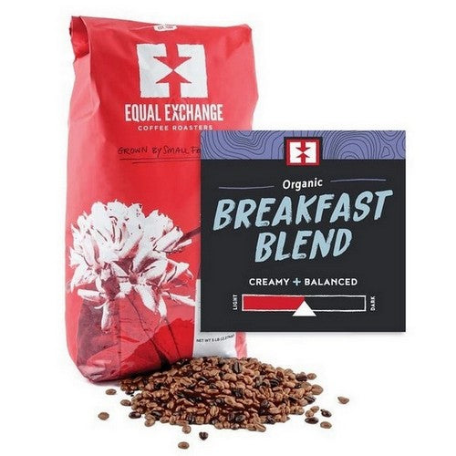 Organic Breakfast Blend Whole Bean Coffee 5 Lbs by Equal Exchange