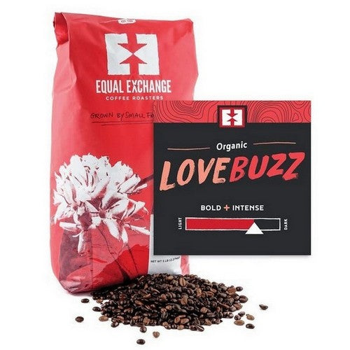 Organic Love Buzz Whole Bean Coffee 5 Lb by Equal Exchange
