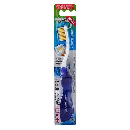 Blue Soft Travel Toothbrush  Travel 1 Count by Mouth Watchers