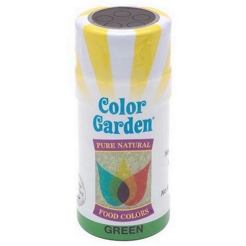 Green Natural Sugar Crystals 3 Oz by Color Garden