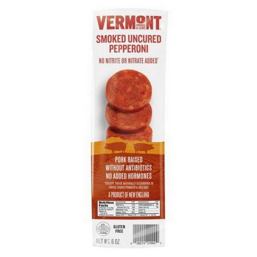 Uncured Smoked Pepperoni 6 Oz by Vermont Smoke