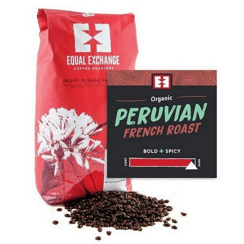 Organic Coffee Peru French Roast Whole Bean Coffee 5 lb by Equal Exchange