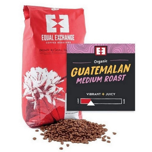 Organic Coffee Guatemalan Medium Whole Bean Coffee 5 Lb by Equal Exchange