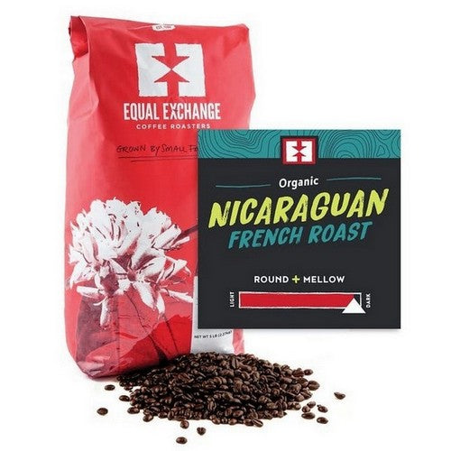 Organic Coffee Nicaraguan French Roast Whole Bean Coffee 5 lb by Equal Exchange