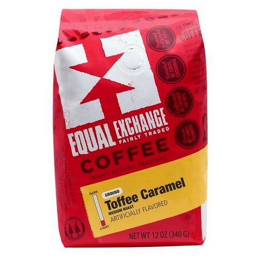 Toffee Caramel Ground Coffee 12 Oz by Equal Exchange