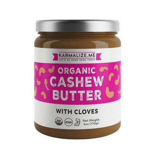 Organic Cashew Butter 6 Oz by Karmalize.Me