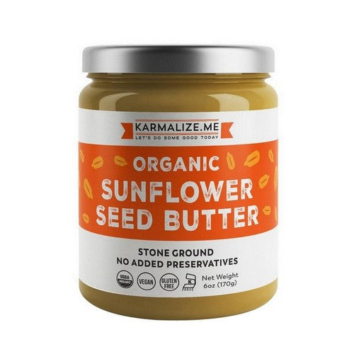 Organic Sunflower Seed Butter 6 Oz by Karmalize.Me