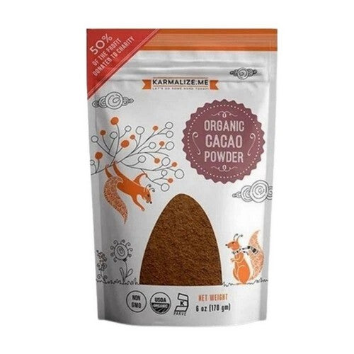 Organic Cacao Powder 6 Oz by Karmalize.Me