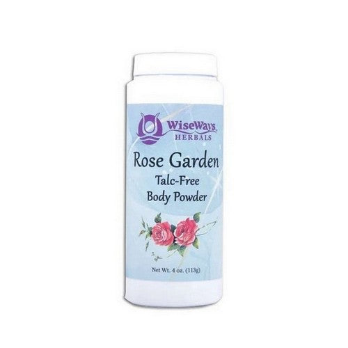 Rose Garden Body Powder 4 Oz by Wise Ways Herbals