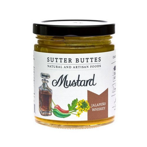 Beer With Jalapeno Whiskey Gourmet Mustard 9 Oz by Sutter Buttes