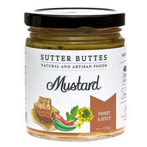 Sweet And Spicy Gourmet Mustard 9 Oz by Sutter Buttes