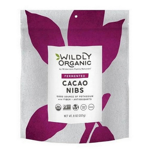Fermented Cacao Nibs 8 Oz by Wildly Natural