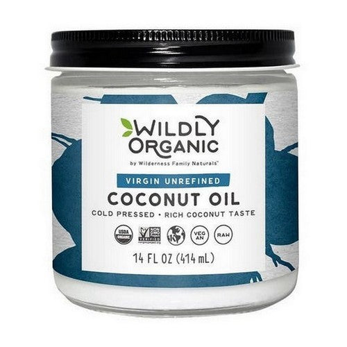Unrefined Virgin Coconut Oil 14 Oz by Wildly Natural