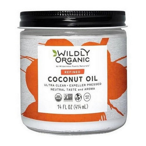 Refined Coconut Oil 14 Oz by Wildly Natural