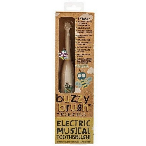 Buzzy Brush Musical Electric Toothbrush 1 Count by Jack N' Jill