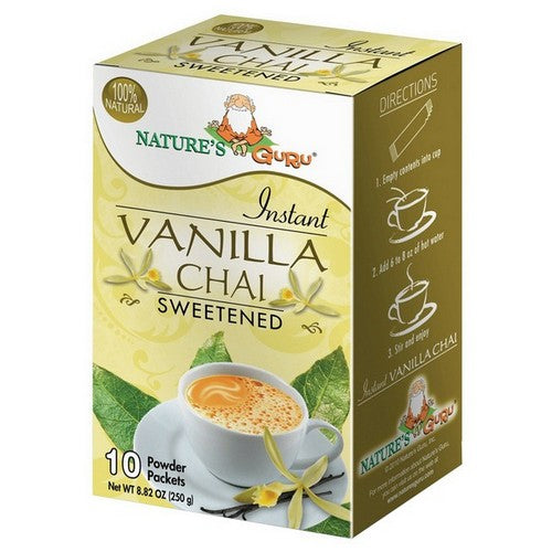 Vanilla Chai Sweetened 10 Count by Nature’s Guru