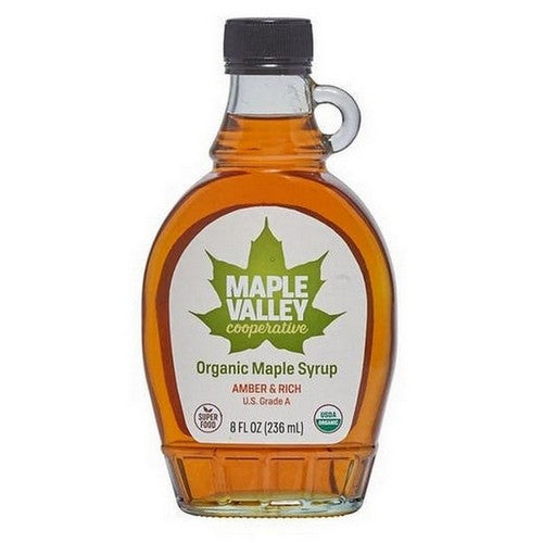 Amber And Rich Organic Maple Syrup 8 Oz by Maple Valley Cooperative