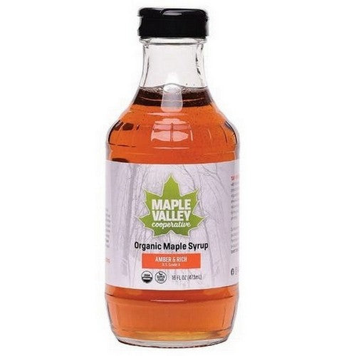 Organic Maple Syrup Amber And Rich 16 Oz by Maple Valley Cooperative