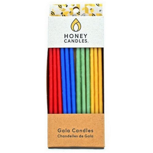 Gala Beeswax Natural Candles Royal 12 Count by Honey Candle Co.