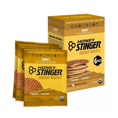 Organic Honey Waffles Box 1.06 Oz by Honey Stinger