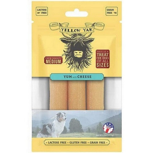 Yum with Cheese Medium Density Chew 4.5 Oz by Yellow Yak