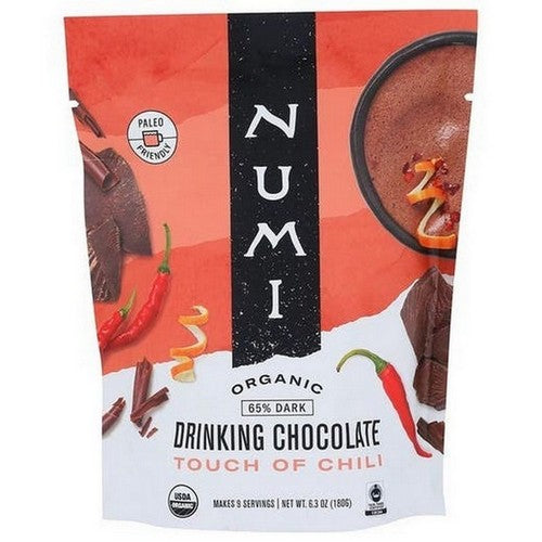 Touch of Chili Organic Drinking Chocolate 6.3 Oz by Numi Tea