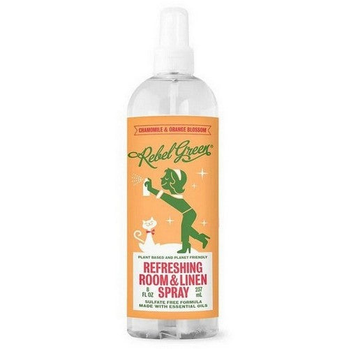 Chamomile And Orange Blossom Linen Room Spray 8 Oz by Rebel Green
