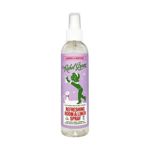 Lavender And Grapefruit Linen And Room Spray 8 Oz by Rebel Green