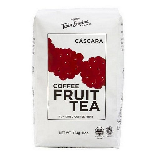 Organic Fruit Tea Cascara 1 Lb by Twin Engine Coffee