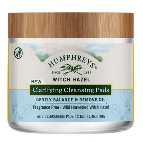 Clarifying Cleansing Pads 60 Count by Humphreys Homeopathic Remedies