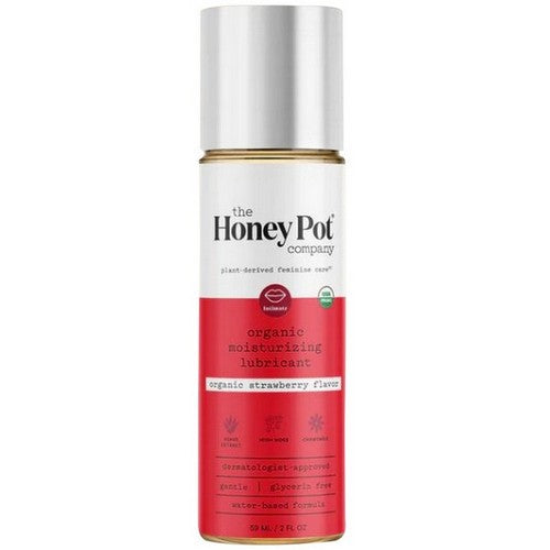 Pot Organic Water Based Strawberry Lube 2 Oz by The Honey Pot