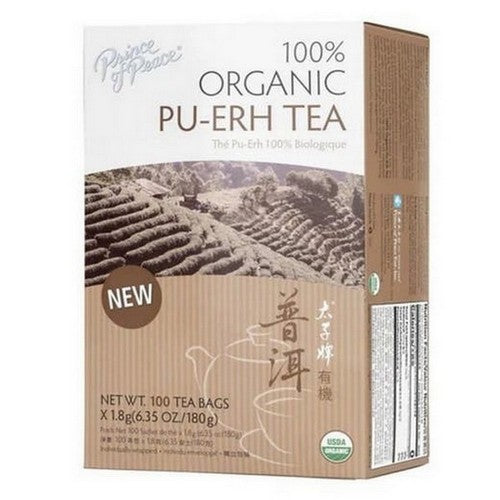 Organic Pu Erh Tea 100 Count by Prince Of Peace