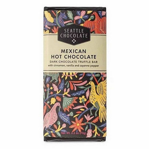 Mexican Hot Chocolate Truffle Bar 2.5 Oz by Seattle Chocolate Co.