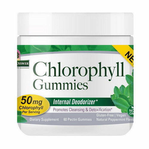 Chlorophyll Gummies Natural Peppermint 60 Count by Nature's Answer