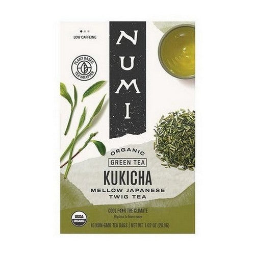 Organic Kukicha Tea 16 Bags by Numi Tea