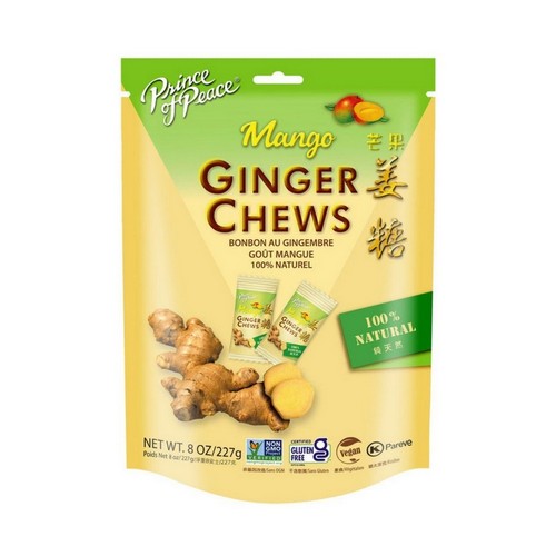 Mango Ginger Chews 8 Oz by Prince Of Peace