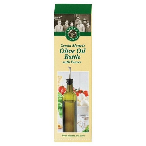 Green Olive Oil Bottle 17 Oz by Fantes