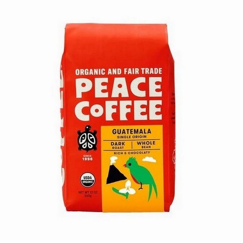 Whole Bean Guatemala Single Origin 12 Oz by Peace Coffee