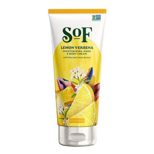 Lemon Verbena Moisturizing Hand and Body Cream 8 Oz by South Of France Soaps
