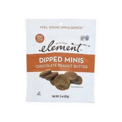 Chocolate Peanut Butter Crispy Rice Minis 3 Oz by Element Snacks